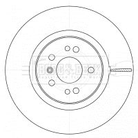 BORG & BECK Тормозной диск BBD5918S